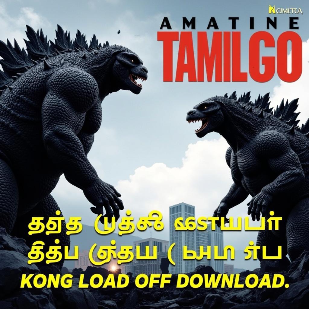 Kong vs. Godzilla Tamil Download Poster