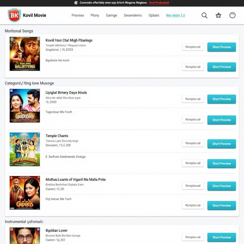 Kovil Movie Ringtone Download Options