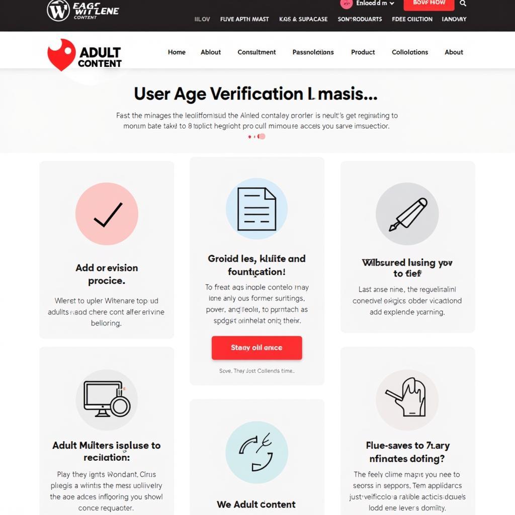 Legal Age Verification on Adult Content Websites