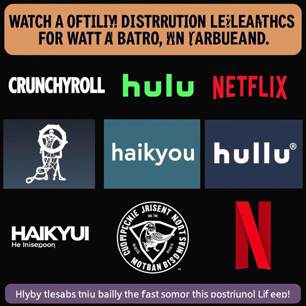 Legal Haikyuu Streaming Platforms