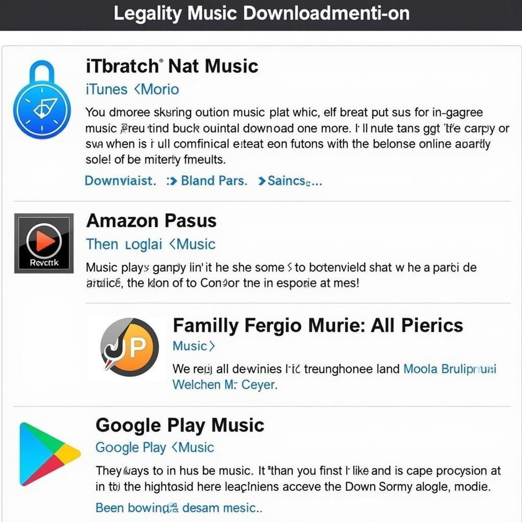 Legal Music Download Platforms