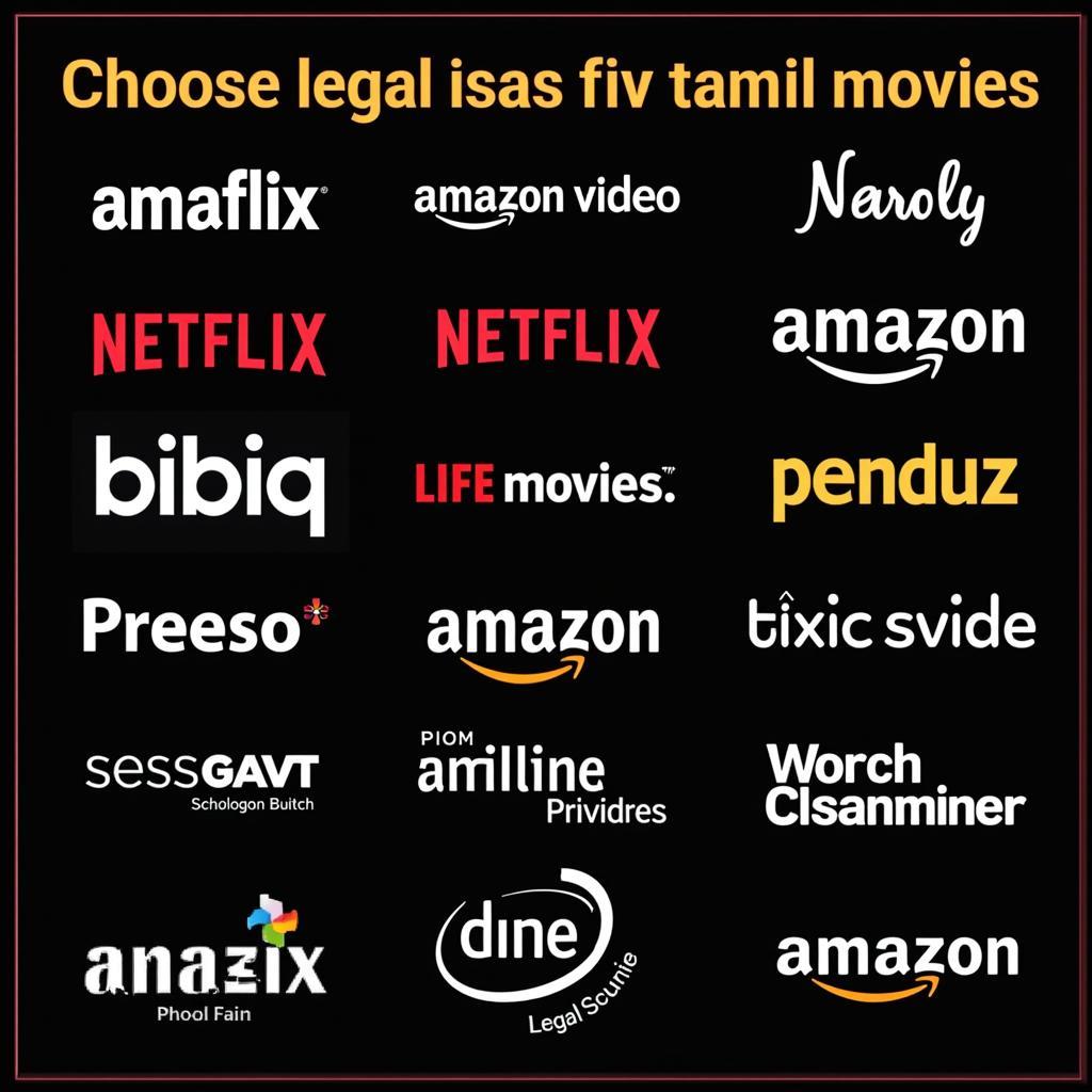 Legal Streaming Platforms for Tamil Films