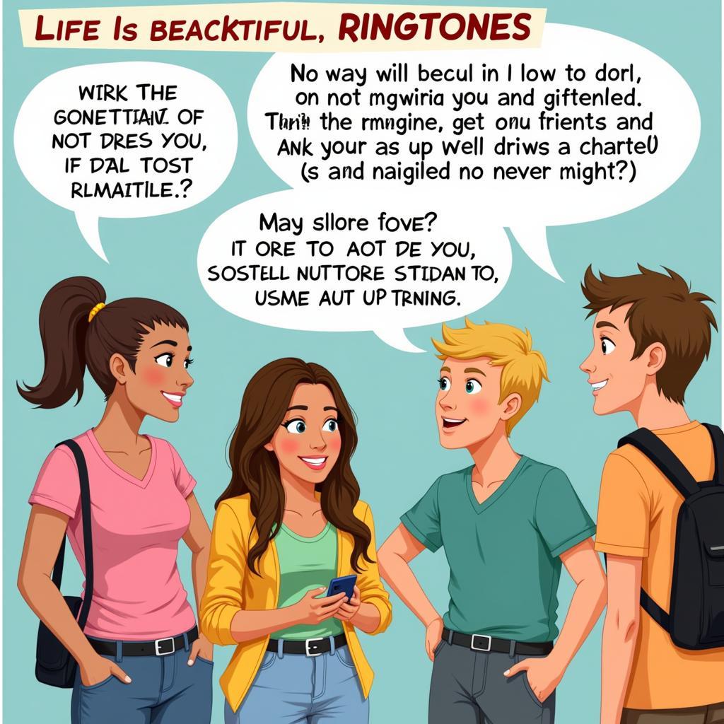 People discussing Life Is Beautiful movie ringtones