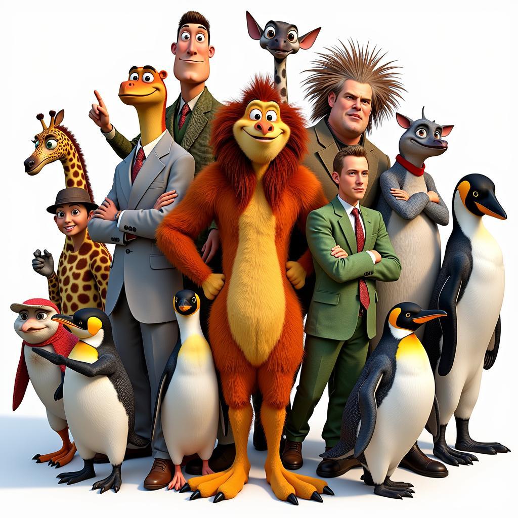 Madagascar 3 Main Characters