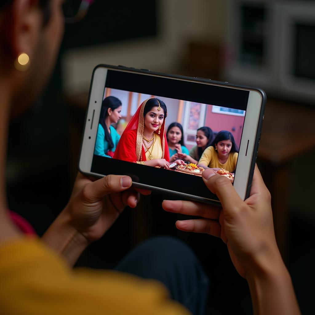 Madhumathi Streaming on a Mobile Device