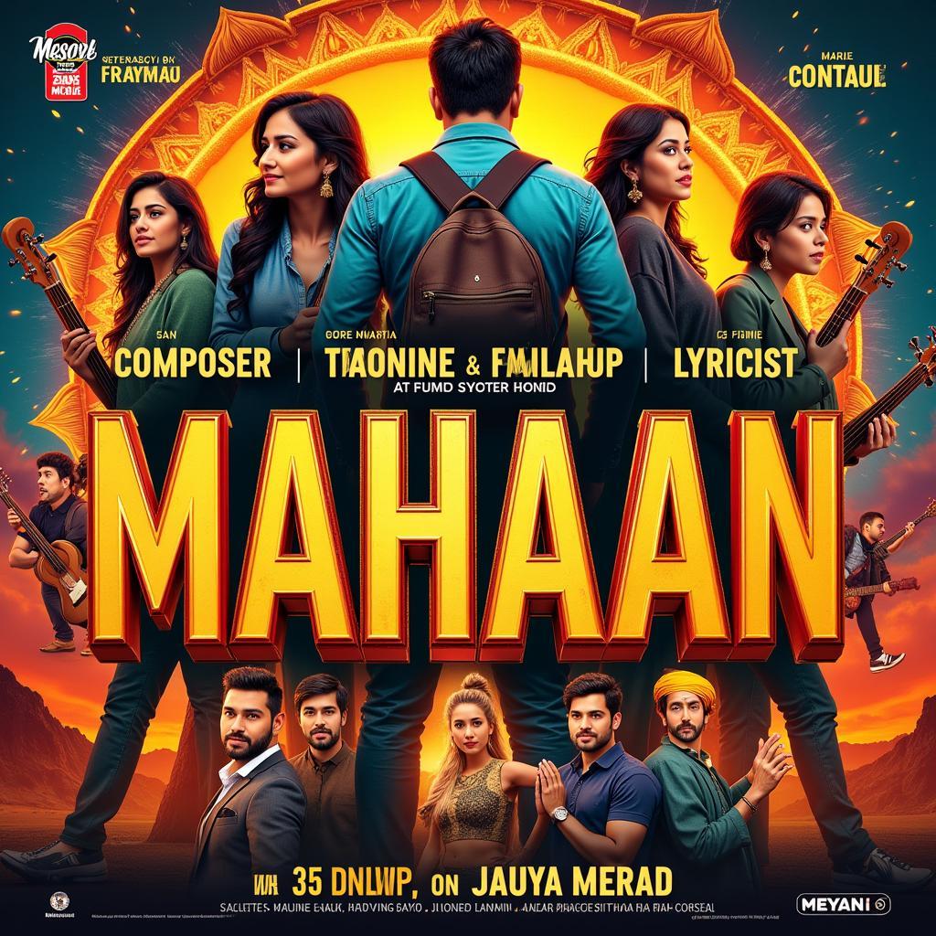 Mahaan Movie Soundtrack Poster Image