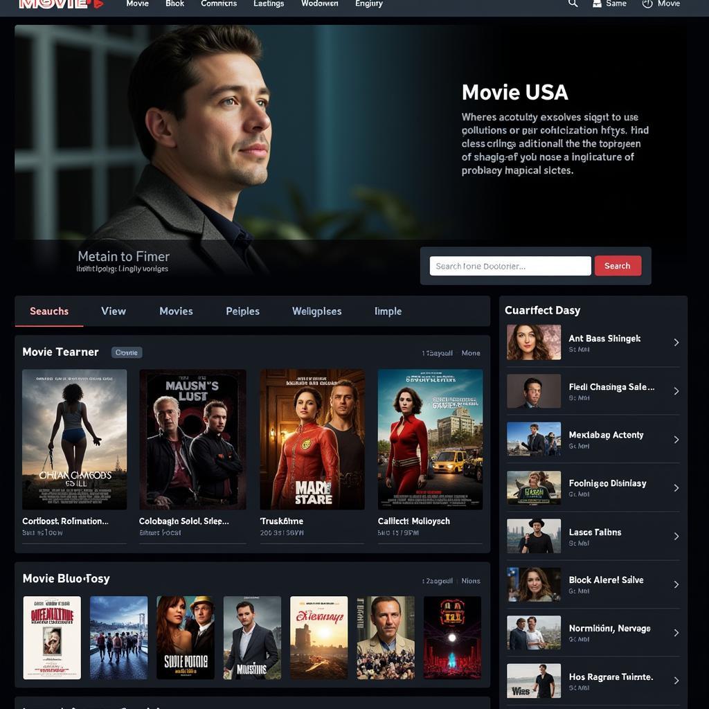 Movie USA Full HD User Interface