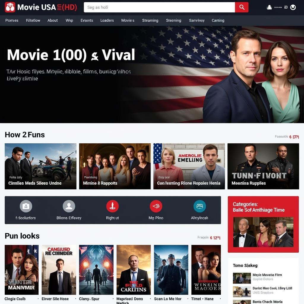 Movie USA Full HD Interface