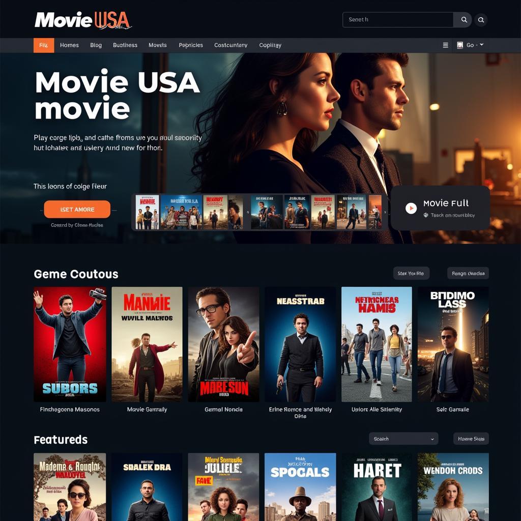 Navigating the Movie USA Full HD Interface