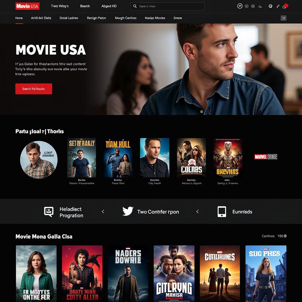 Navigating the Movie USA Full HD Interface