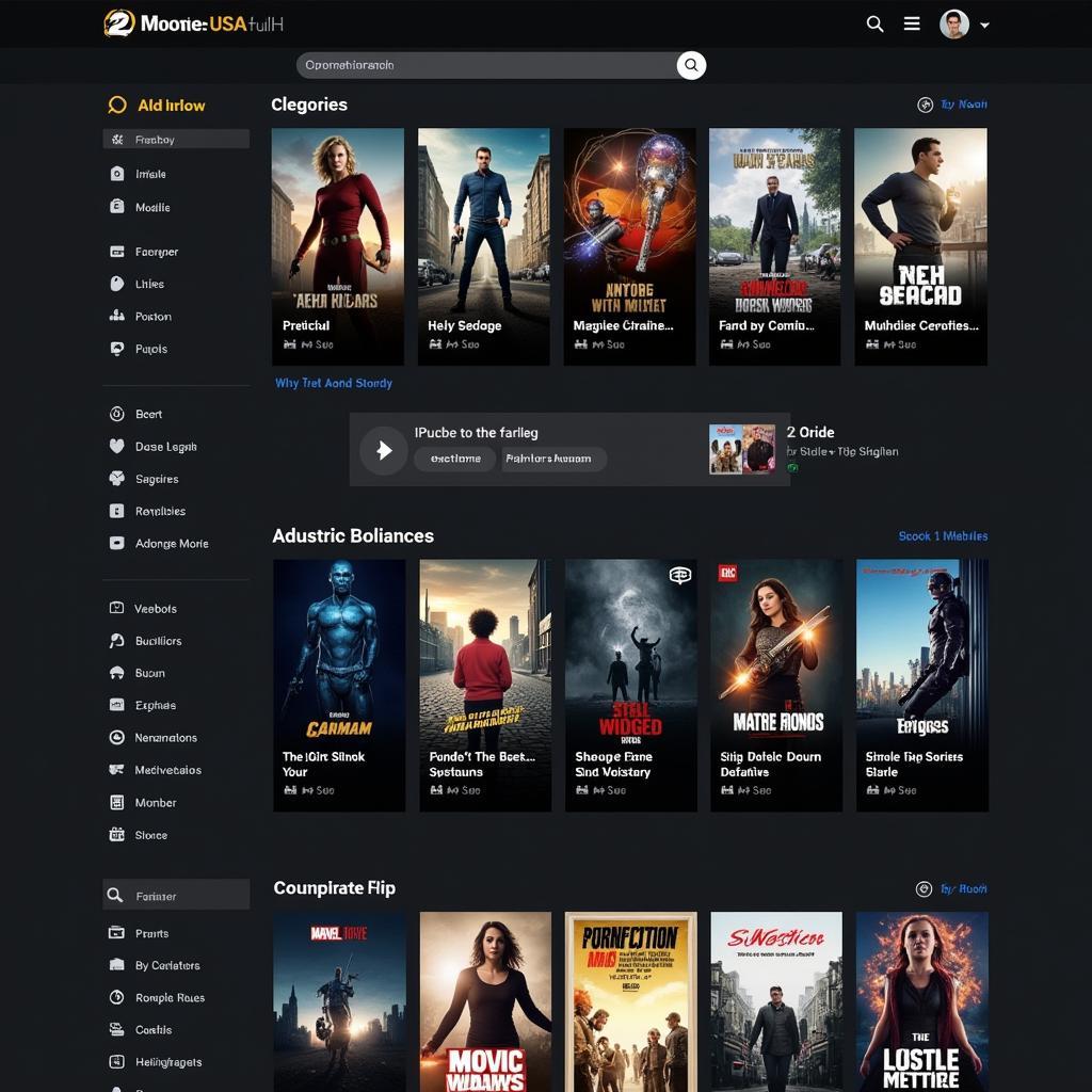 Movie USA Full HD User Interface