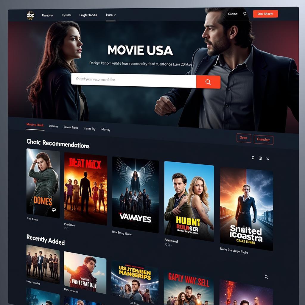 User-Friendly Interface of Movie USA Full HD