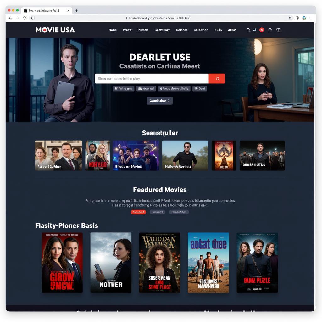 Movie USA Full HD Interface: User-Friendly and Secure Platform