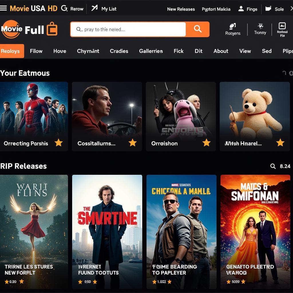 Movie USA Full HD Interface