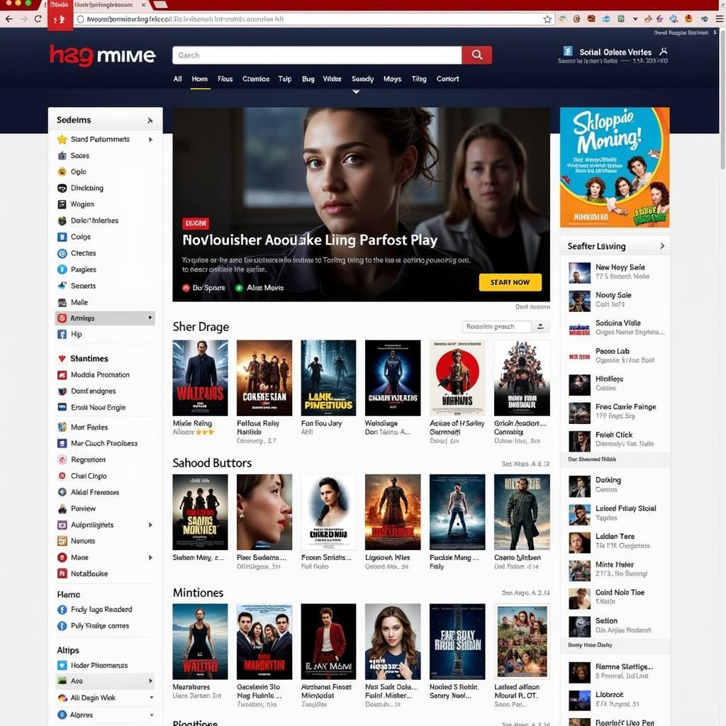 Movie USA Full HD Interface and Content