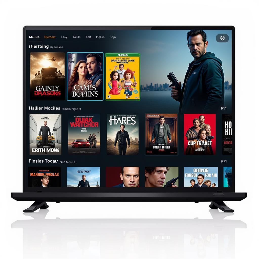 Movie USA Full HD Streaming Platform Interface