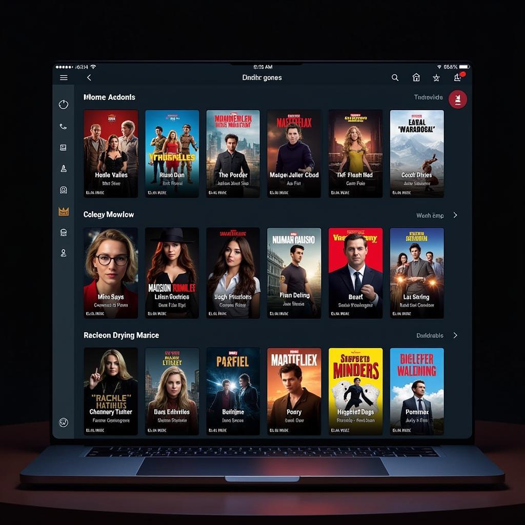 Movie USA Full HD Platform Interface