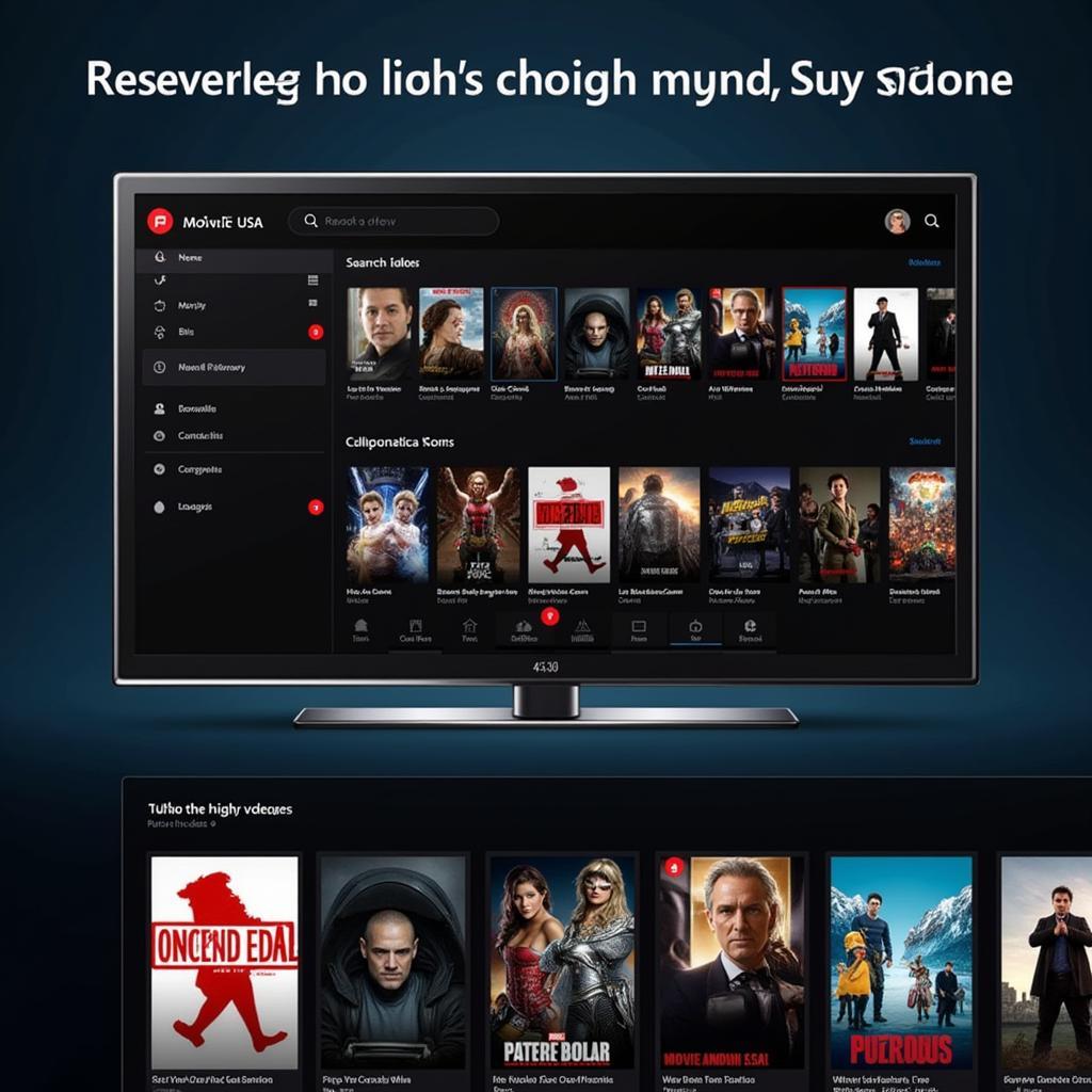 Movie USA Full HD Streaming Interface