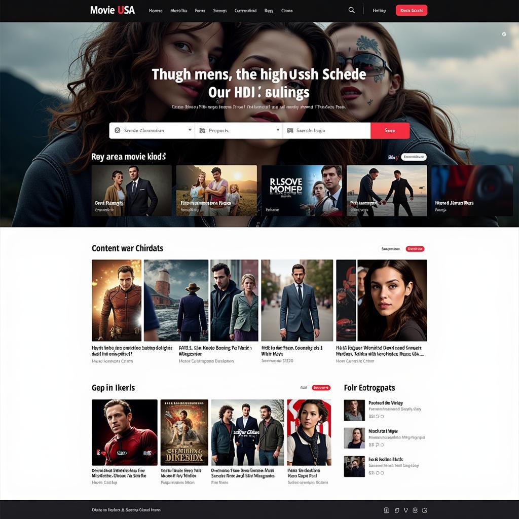 Movie USA Full HD Streaming Platform