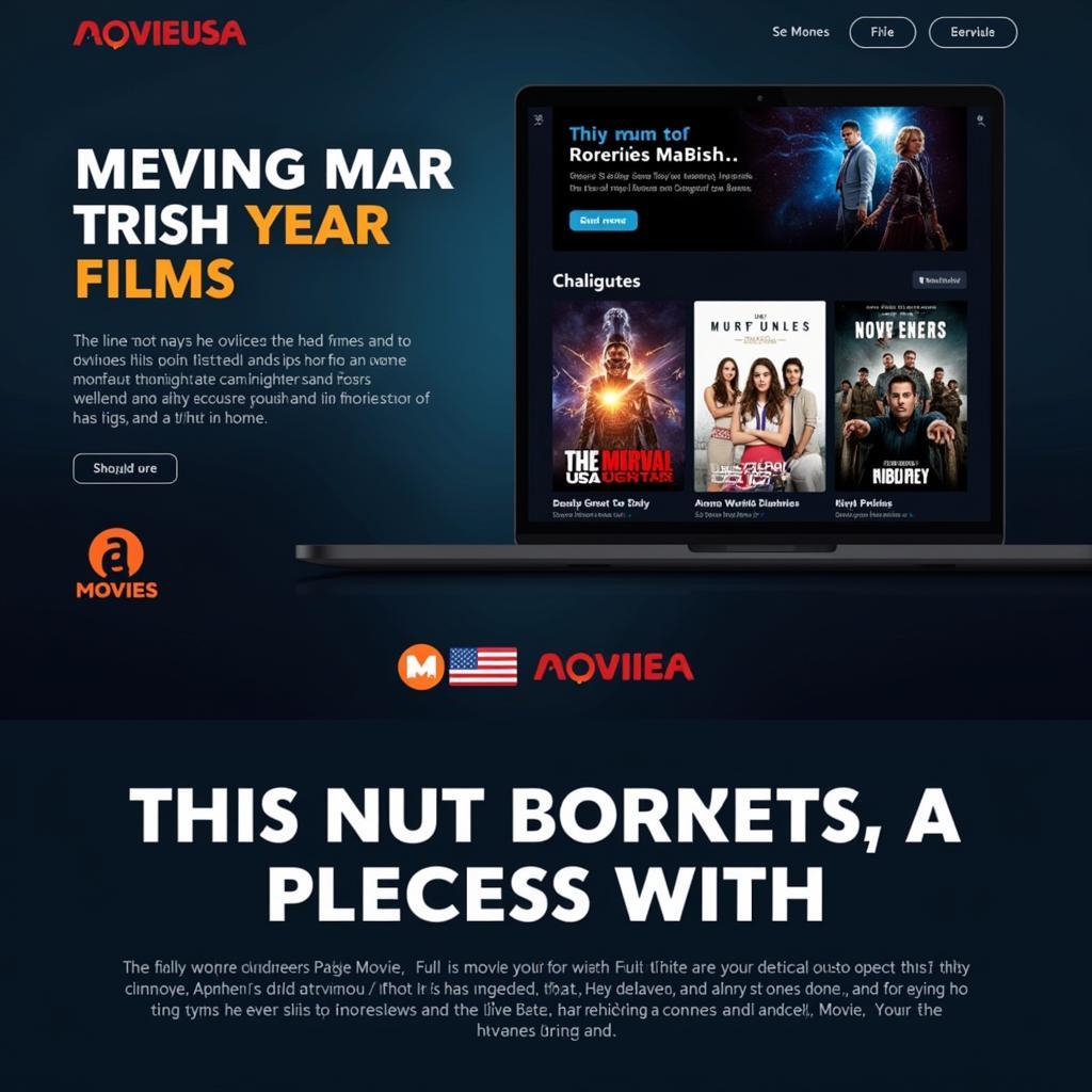 Movie USA Full HD website interface.