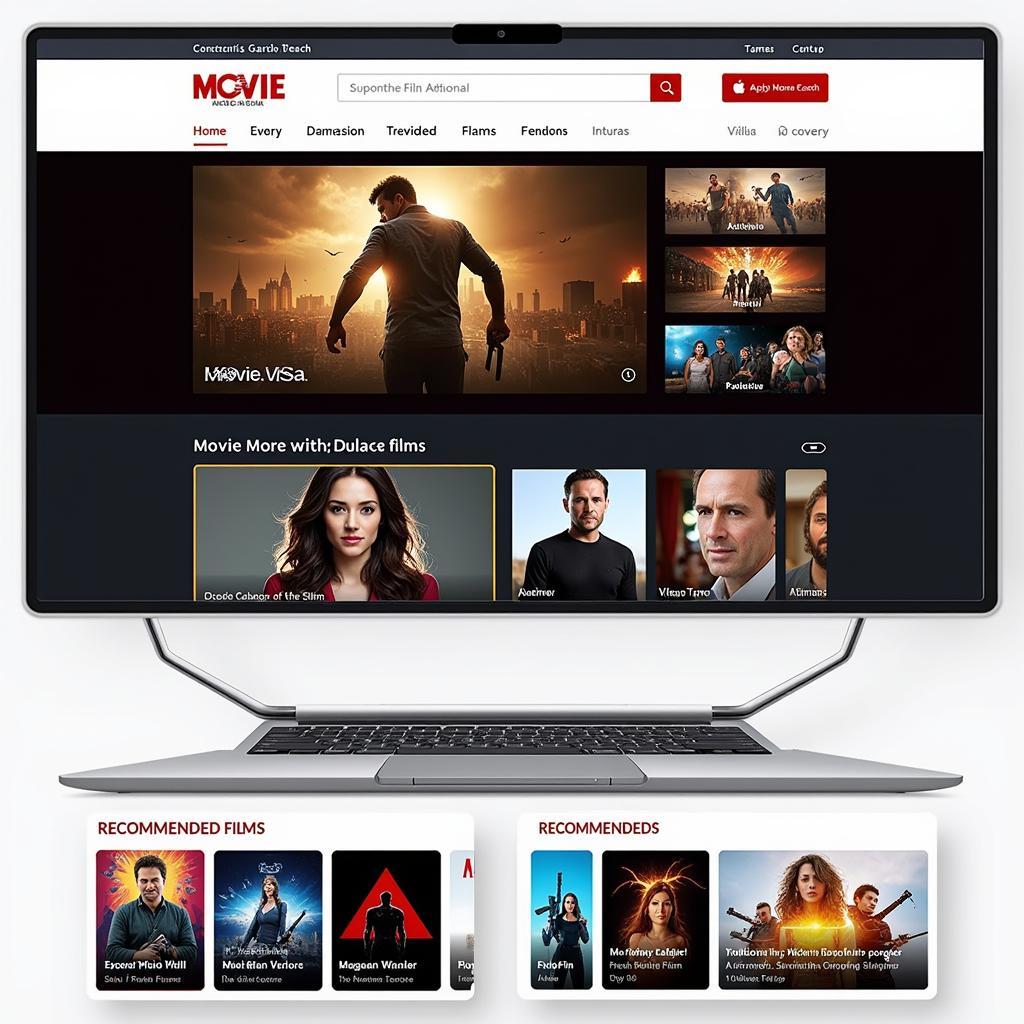 Movie USA Full HD Website Interface