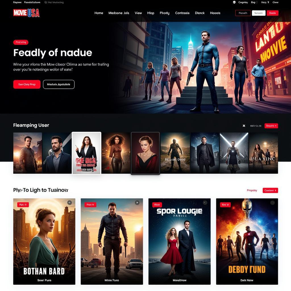 Movie USA Full HD Website Screenshot