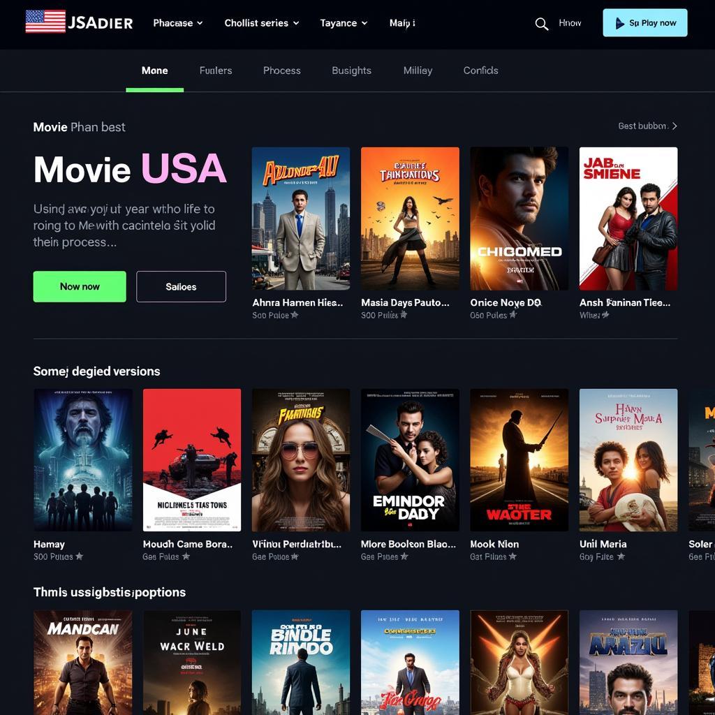 Movie USA Full HD Website Screenshot