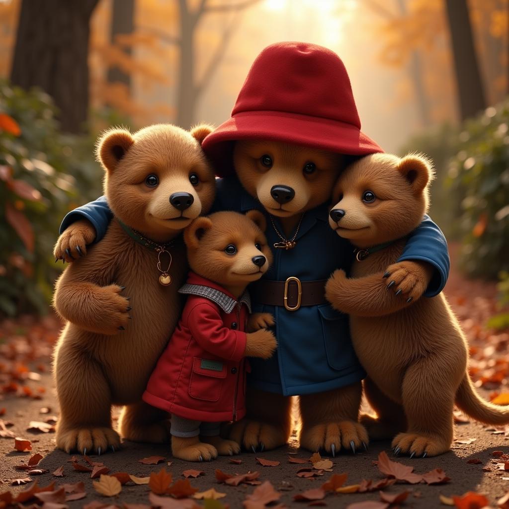 Paddington and the Brown Family Embrace