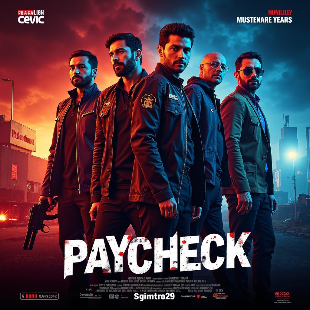 Paycheck Movie Poster (Hindi Dubbed)