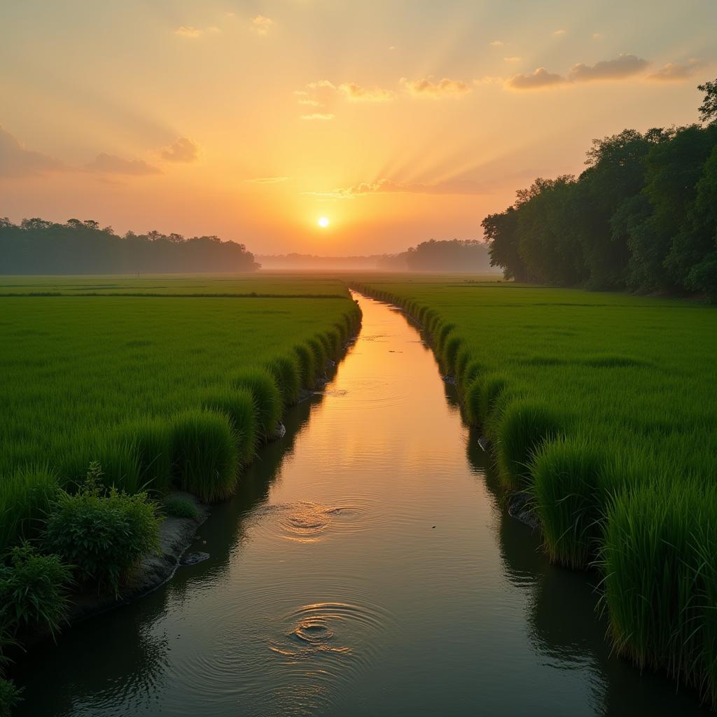 Serene Landscape in a Bengali Movie