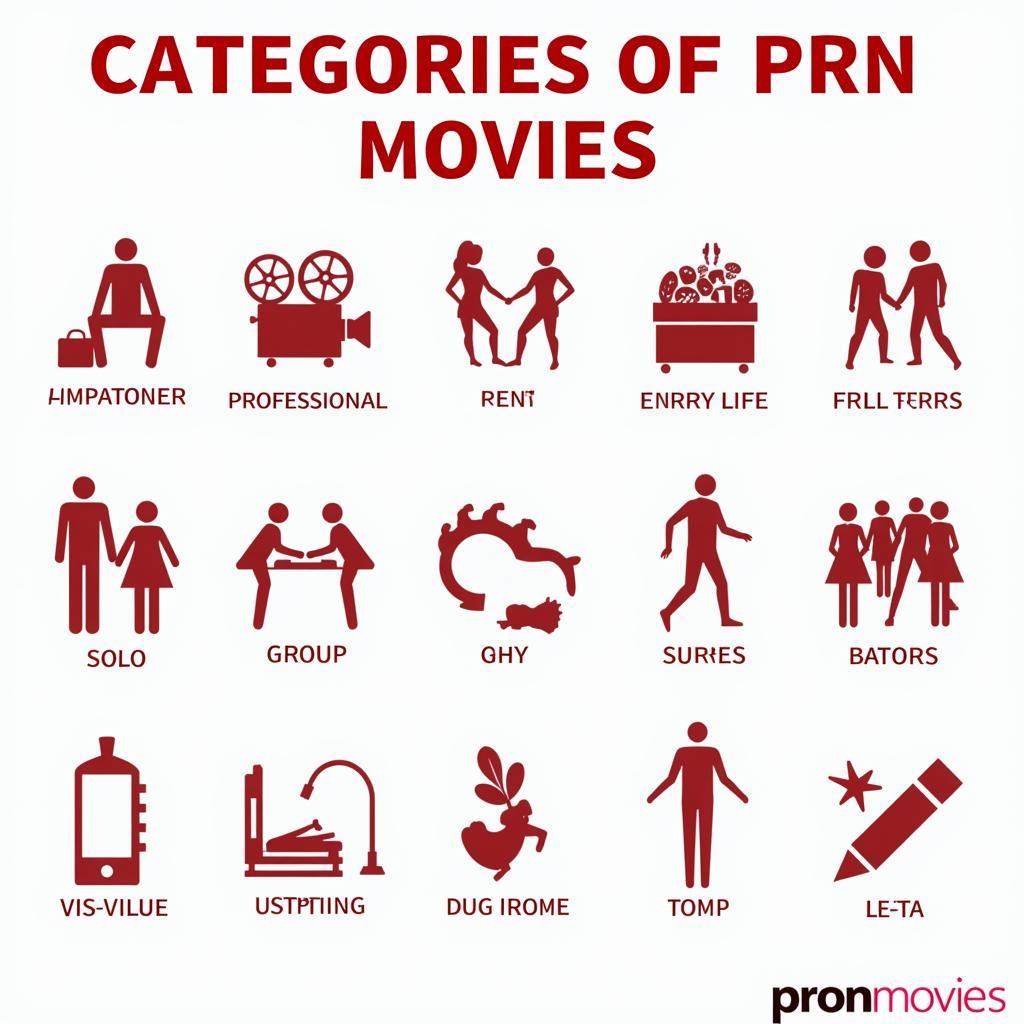 Categorization of pron movies