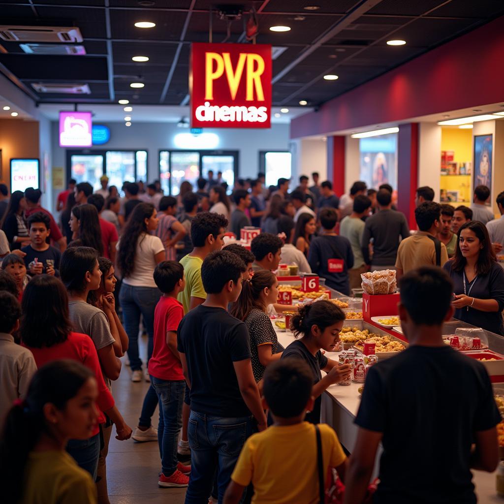 Weekend Crowds at PVR Cinemas Vijayawada