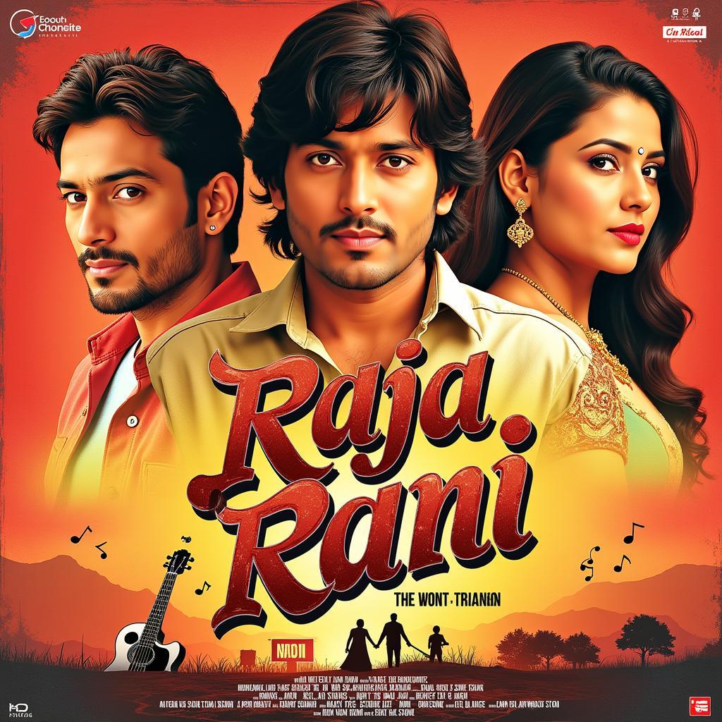 Raja Rani Movie Soundtrack Poster