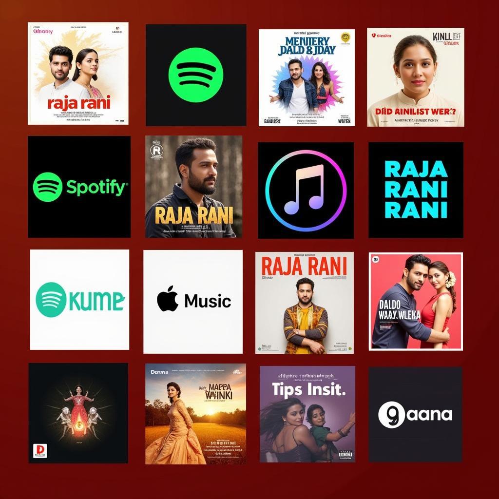 Raja Rani Music Streaming Platforms