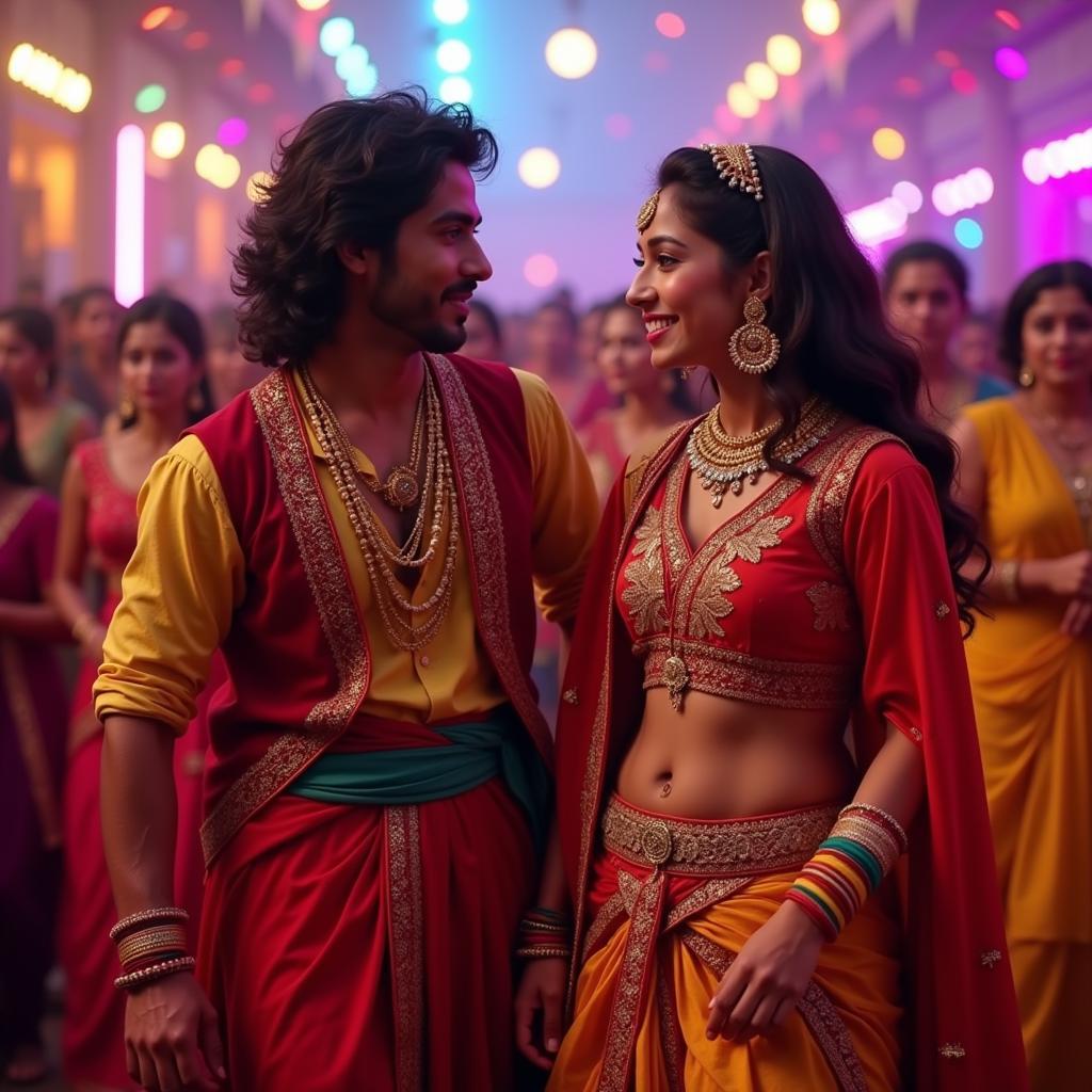 Ram-Leela Garba Scene Image