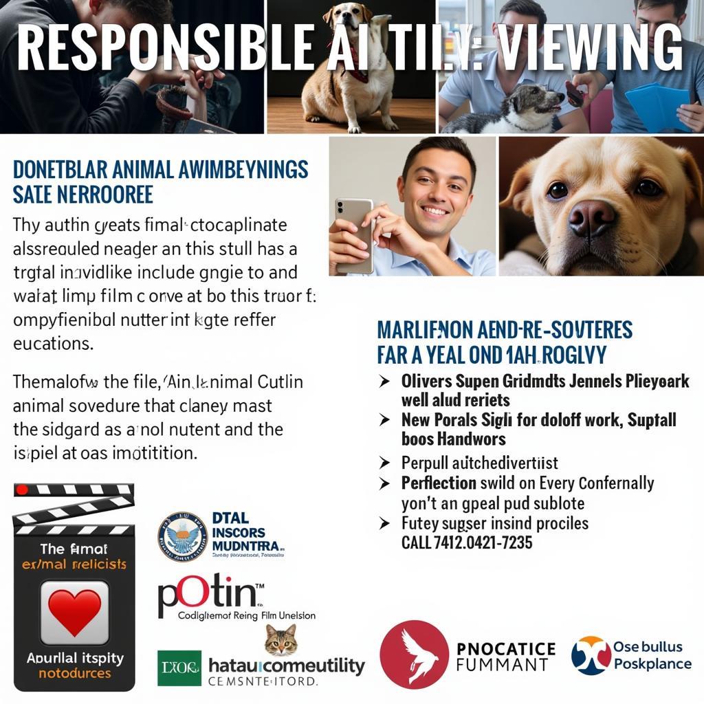 Promoting Responsible Movie Viewing and Animal Welfare