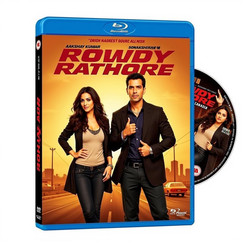 Rowdy Rathore Blu-ray Disc Cover