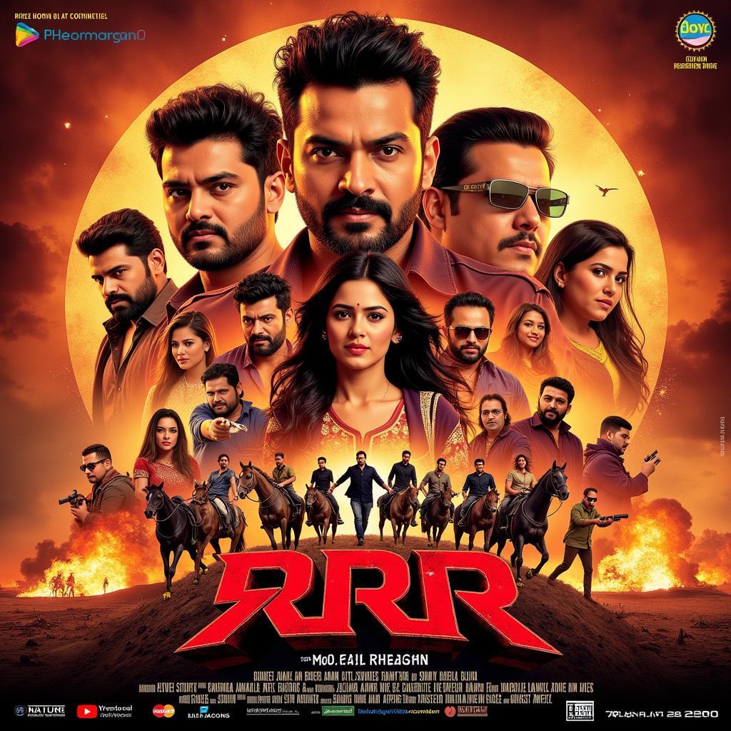 RRR Telugu Movie Poster