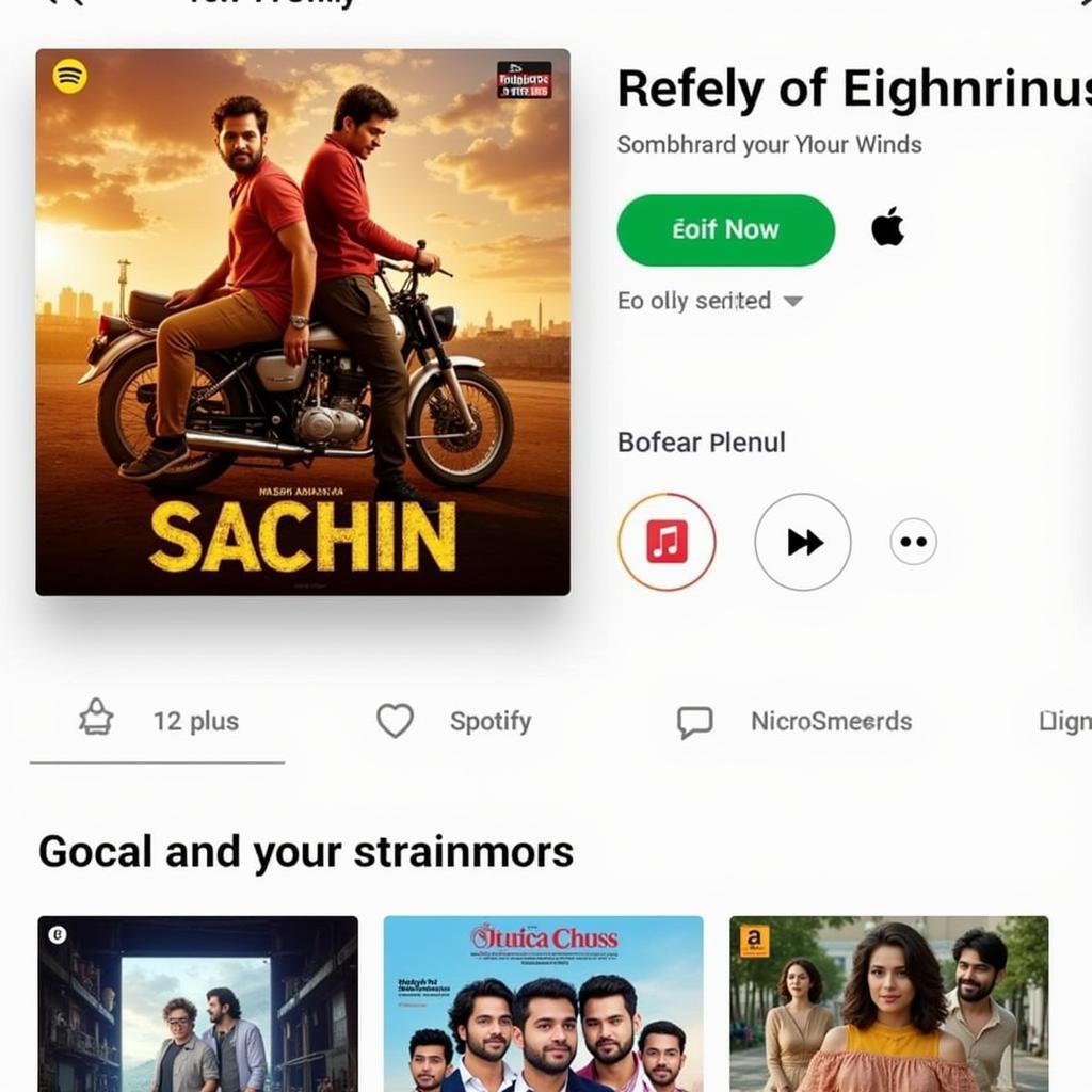 Sachin Movie Soundtrack on Streaming Platforms