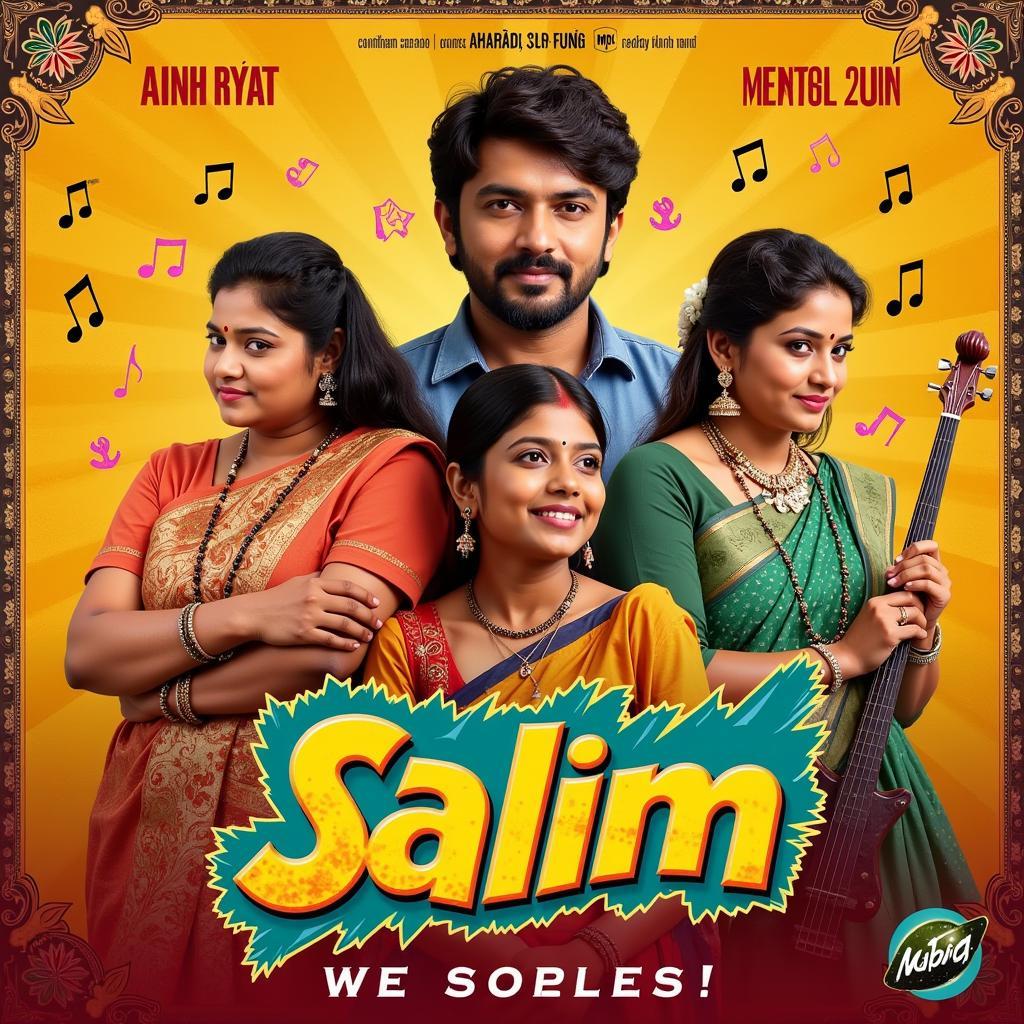 Salim Tamil Movie Soundtrack Poster