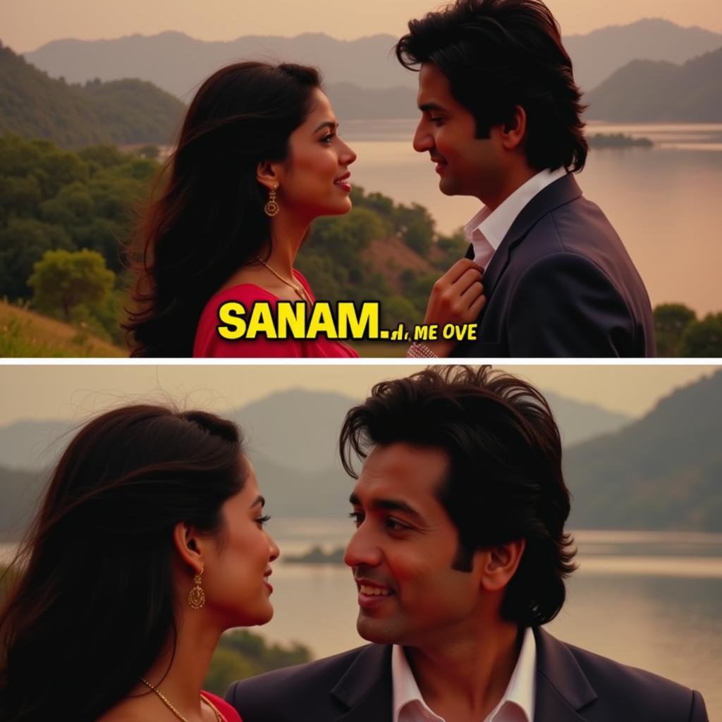 Bollywood Romance Scene