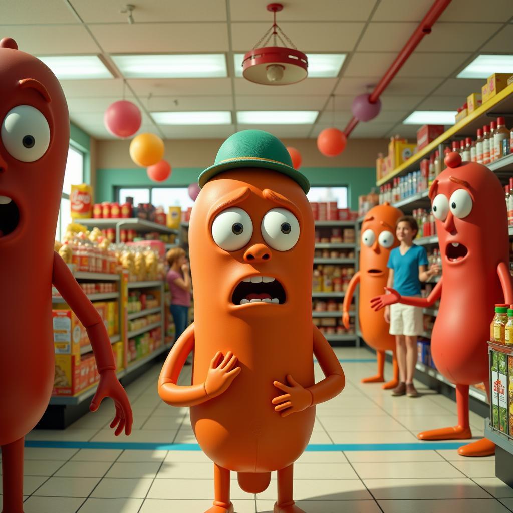 Sausage Party Supermarket Scene