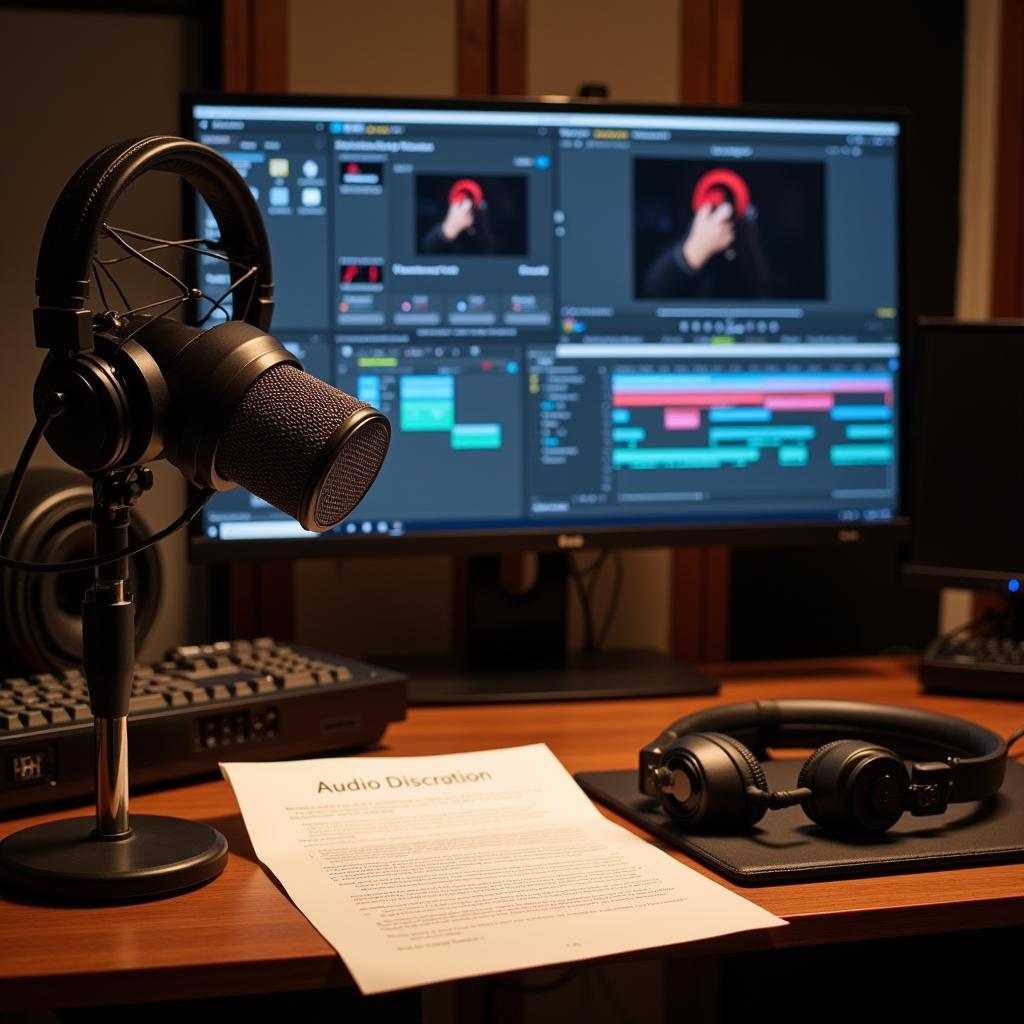 Audio Description Production Setup for Adult Films