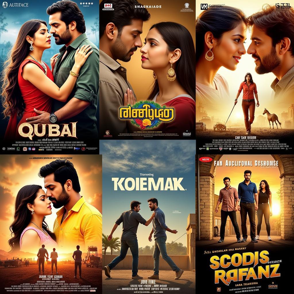 South Indian Cinema Poster Variety