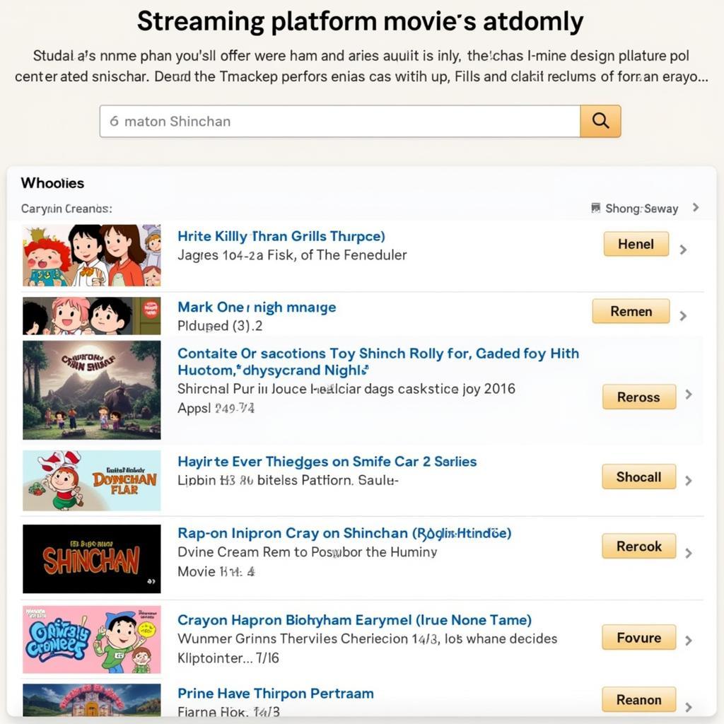 Streaming Platforms for Shinchan Movies