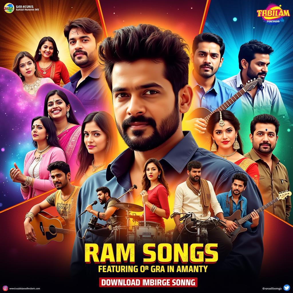 Download Ram Songs from Tamil Movies: A Vibrant Poster