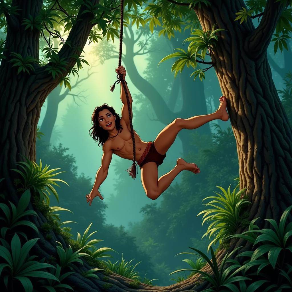 Tarzan 1994 Deep Canvas Animation