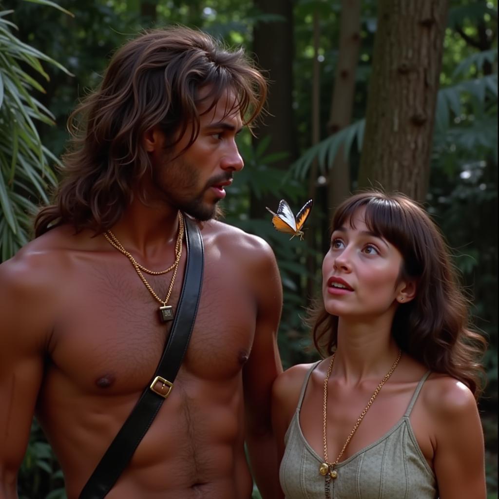 Tarzan and Jane's First Meeting in 1994 Tarzan