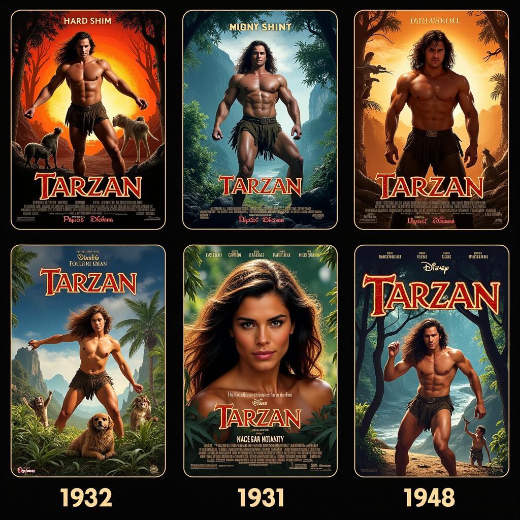 Tarzan Movie Posters Through the Decades