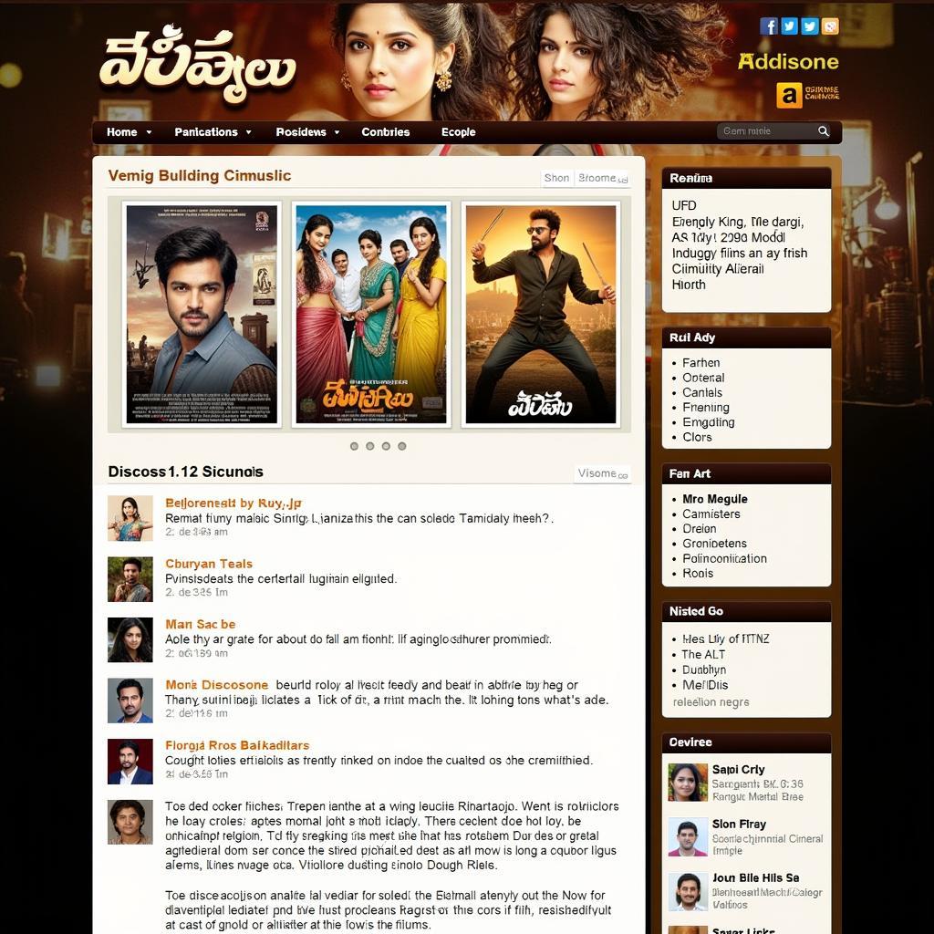 Online Telugu Movie Fan Community Forum